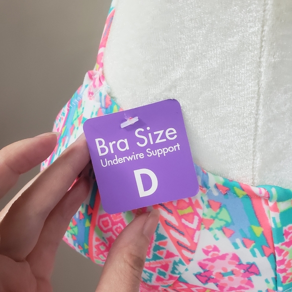 Coco Rave Nixie Bandeau Halter Bikini Top Sz. 32D - Picture 11 of 14